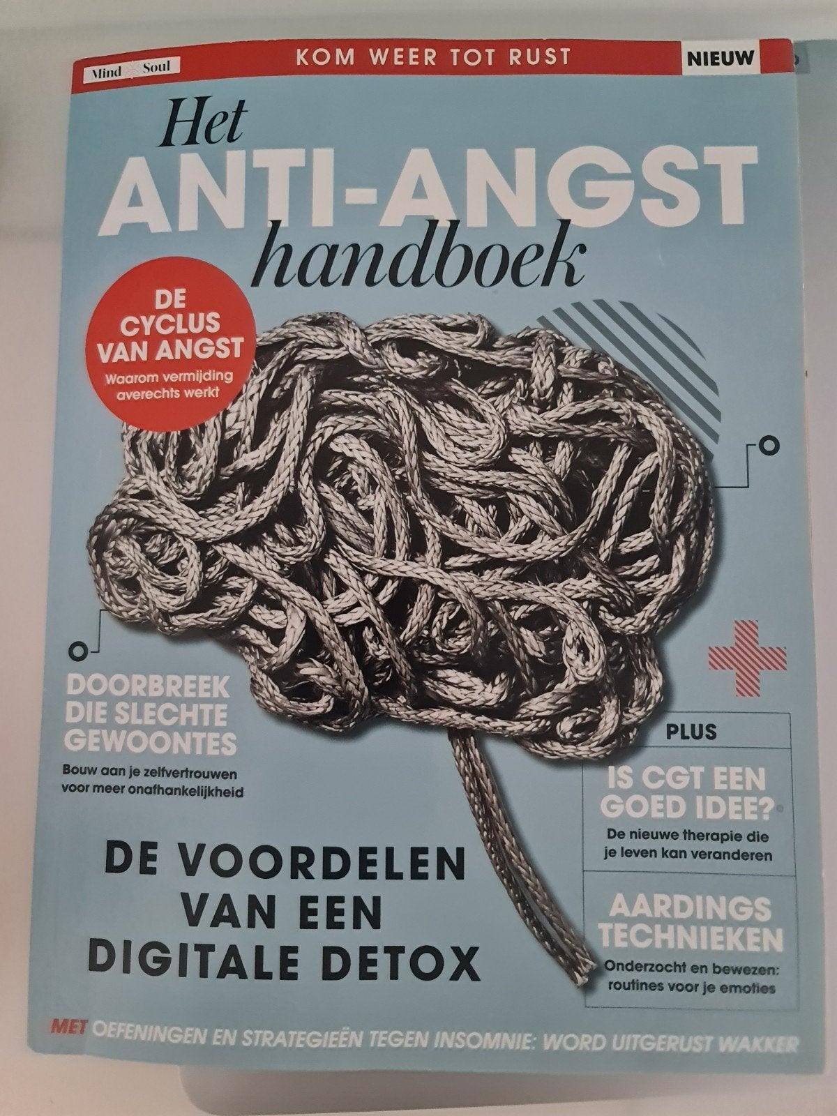 Het Anti-Angst handboek, Boeken, Mind & Soul, Ophalen of Verzenden, Zo goed als nieuw, Cognitieve psychologie