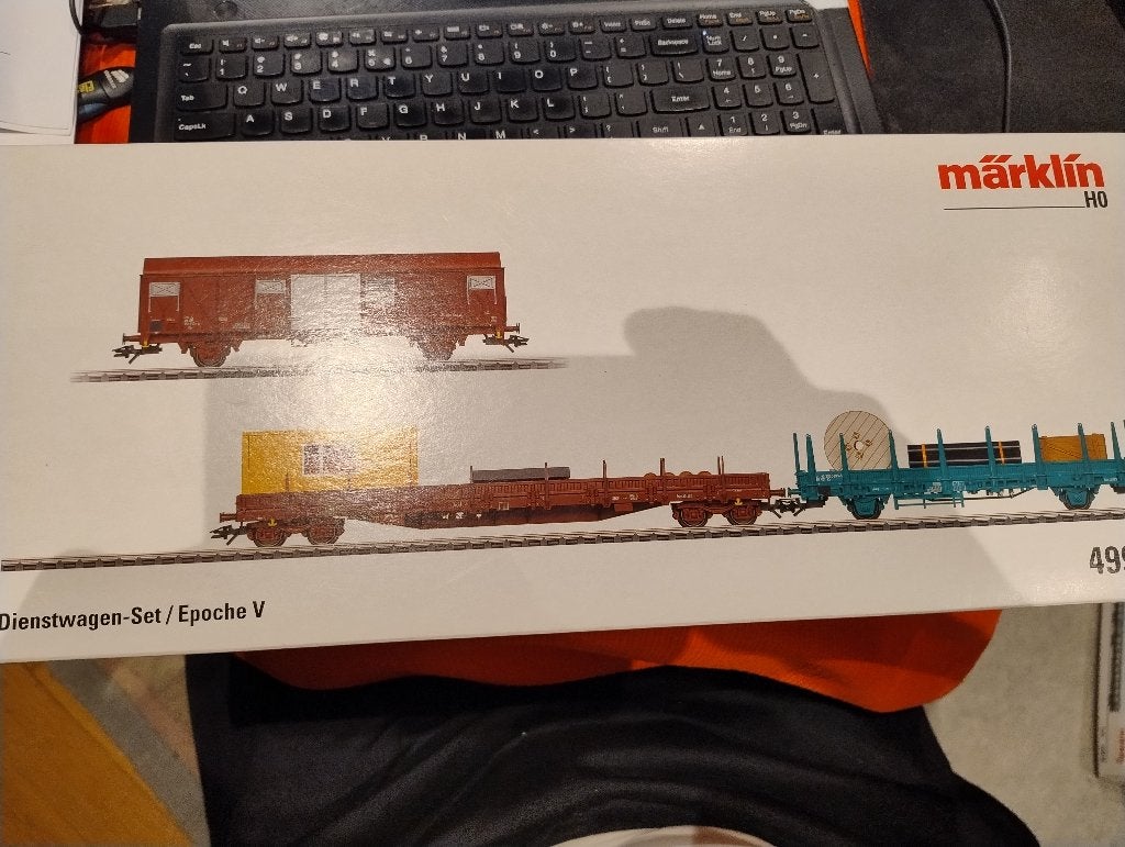 Märklin 49956 – 3-delige Set NMBS Dienstwagens – NIEUW, Wisselstroom, Ophalen of Verzenden, Märklin, Nieuw