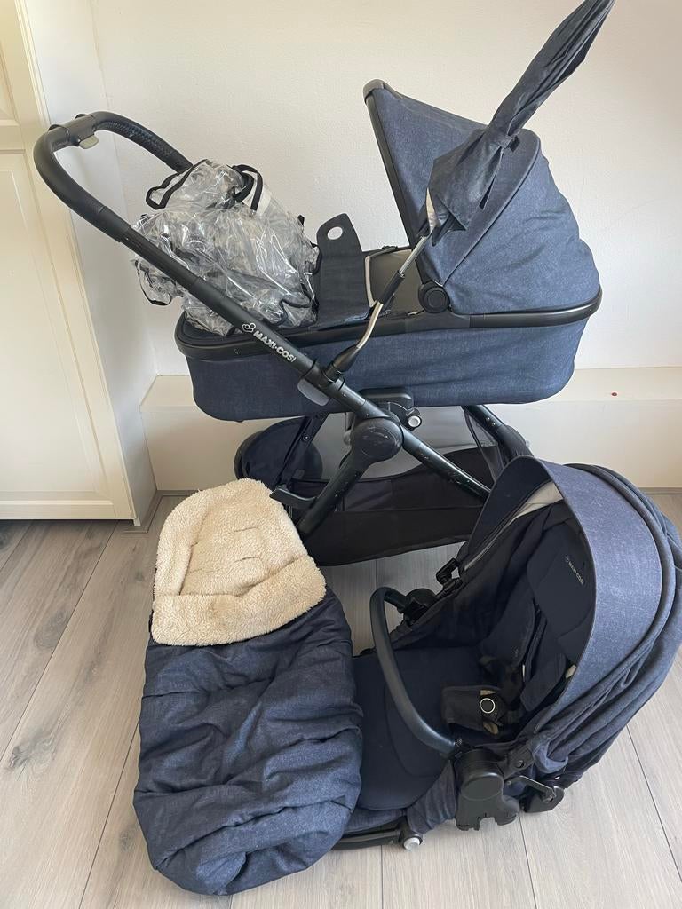 Maxi-Cosi Aria Kinderwagen met Reiswieg en Zitje, Ophalen, Gebruikt, Combiwagen, Met reiswieg