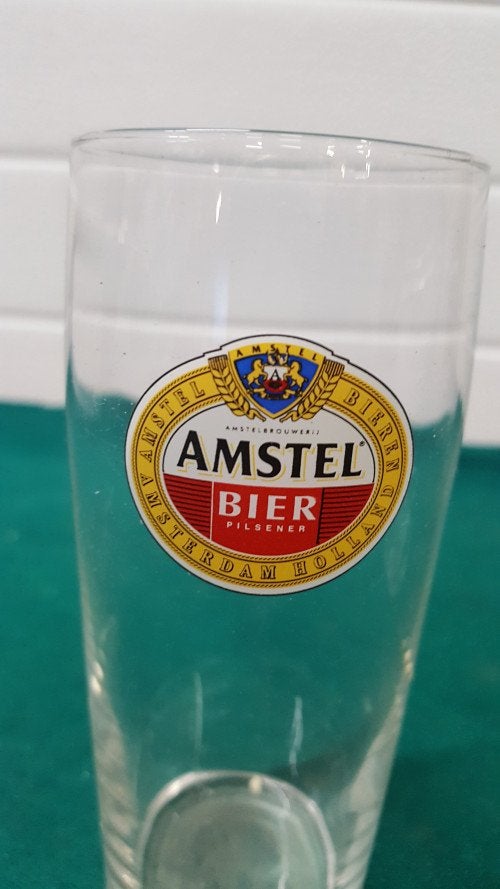 amstel bierglazen 3 stuks, Ophalen of Verzenden, 'T Olde Gre-j, Info@toldegrej.nl, Endepoelstraat 20f Didam