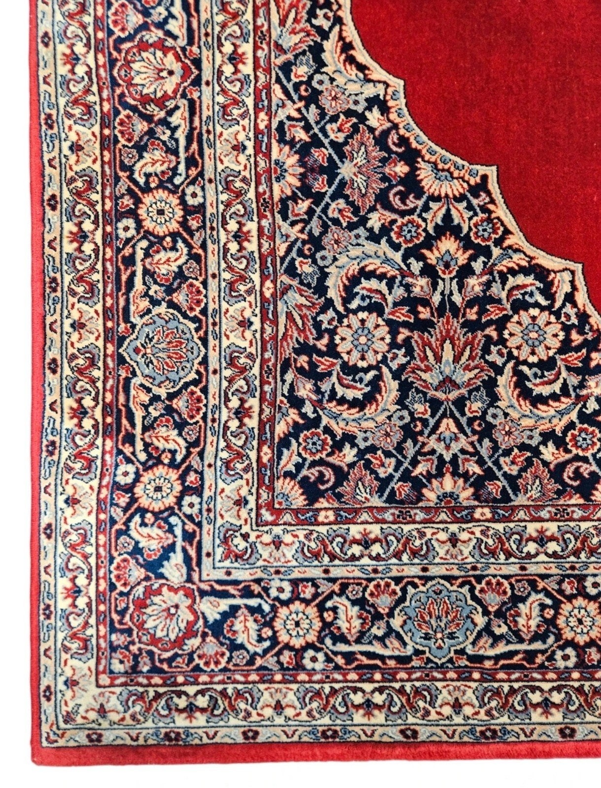Vintage Perzisch wol Mykene vloerkleed medall red 170x240cm, Gebruikt, 150 tot 200 cm, 200 cm of meer, .