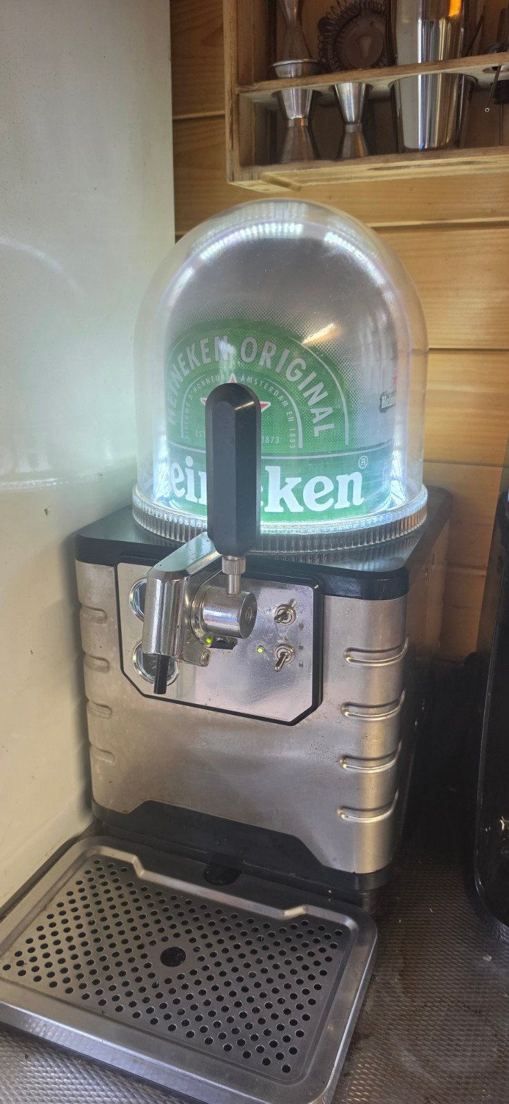 Heineken Blade, Ophalen, Gebruikt