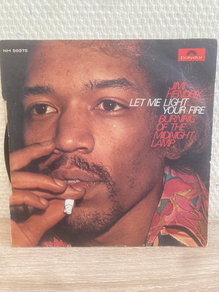 Jimi Hendrix fire burning of the midnight lamp Italy 7inch, Ophalen of Verzenden, Gebruikt, 7 inch, Pop