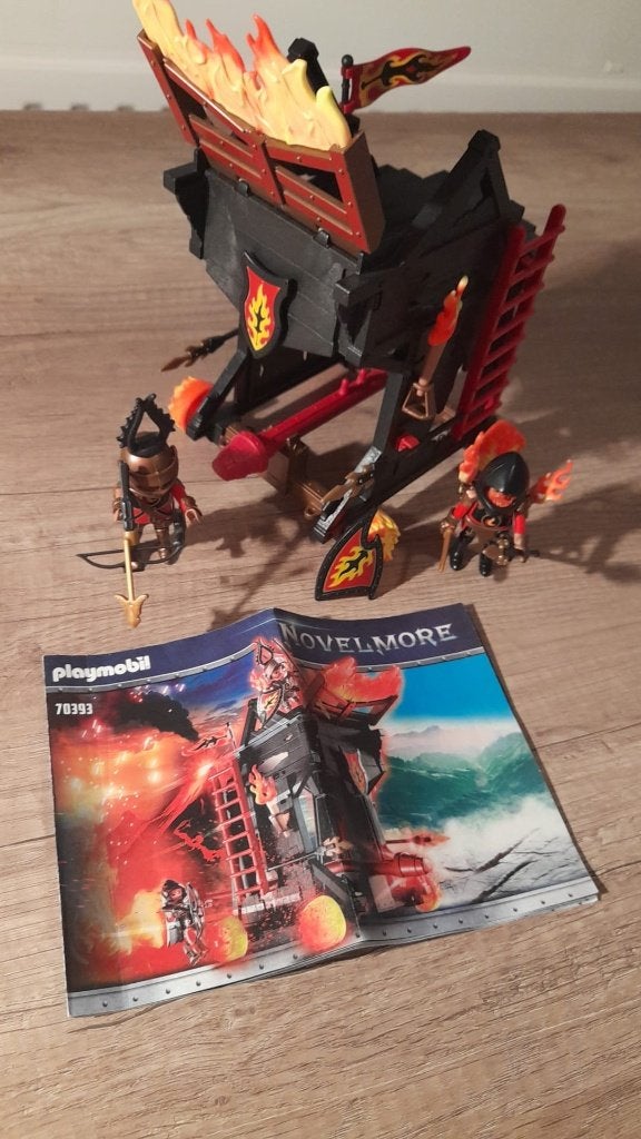 Playmobil Novelmore Vuurkatapult 70393, Complete set, Overige typen, Ophalen of Verzenden, Zo goed als nieuw