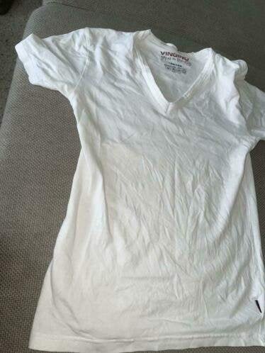 Vingino 146 152 wit witte shirt tshirt, Gebruikt, Verzenden, Vingino, Shirt of Longsleeve
