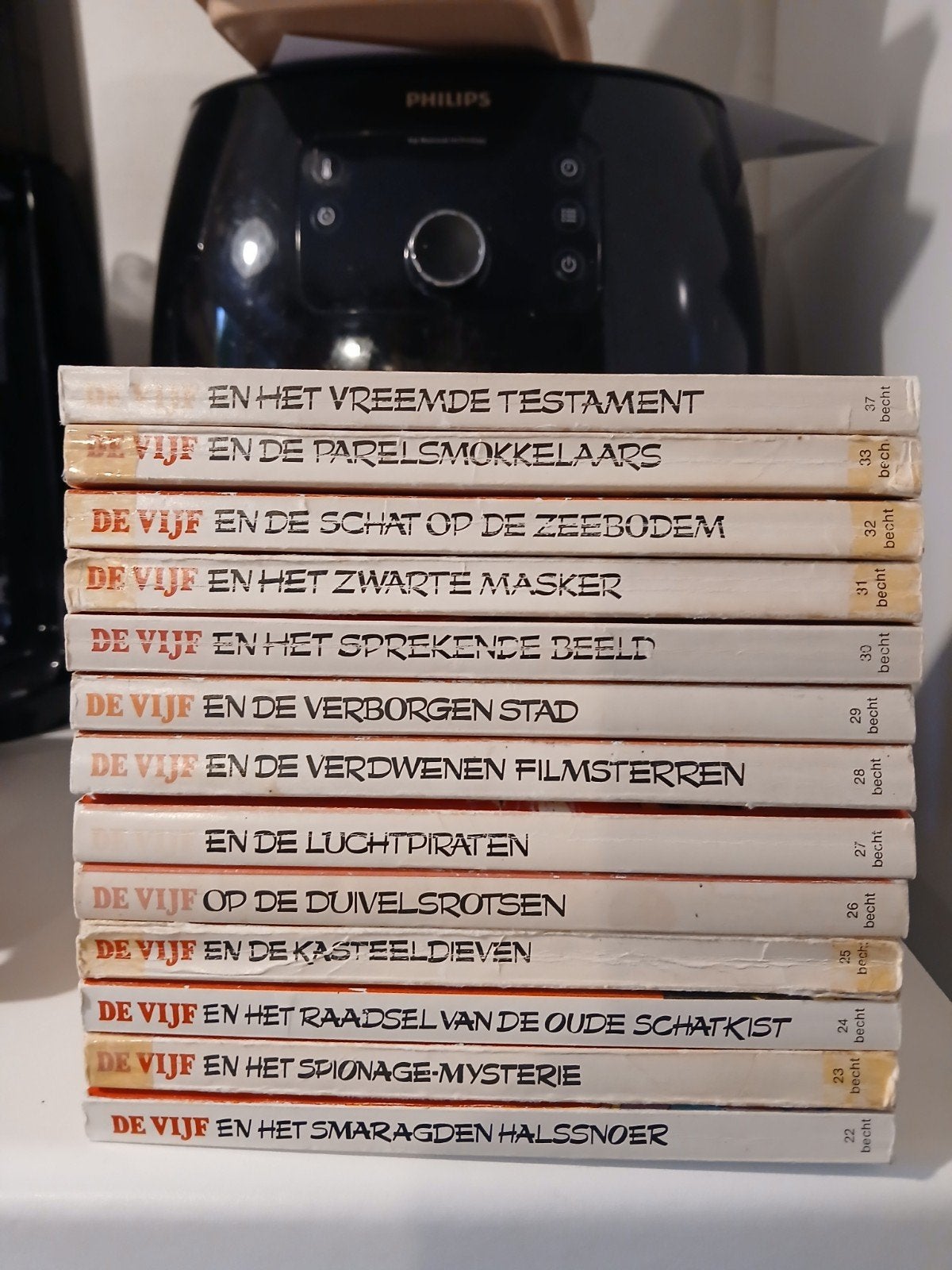 Enid Blyton - 13x De Vijf met rode voorkanten, Ophalen of Verzenden, Gelezen, Enid Blyton