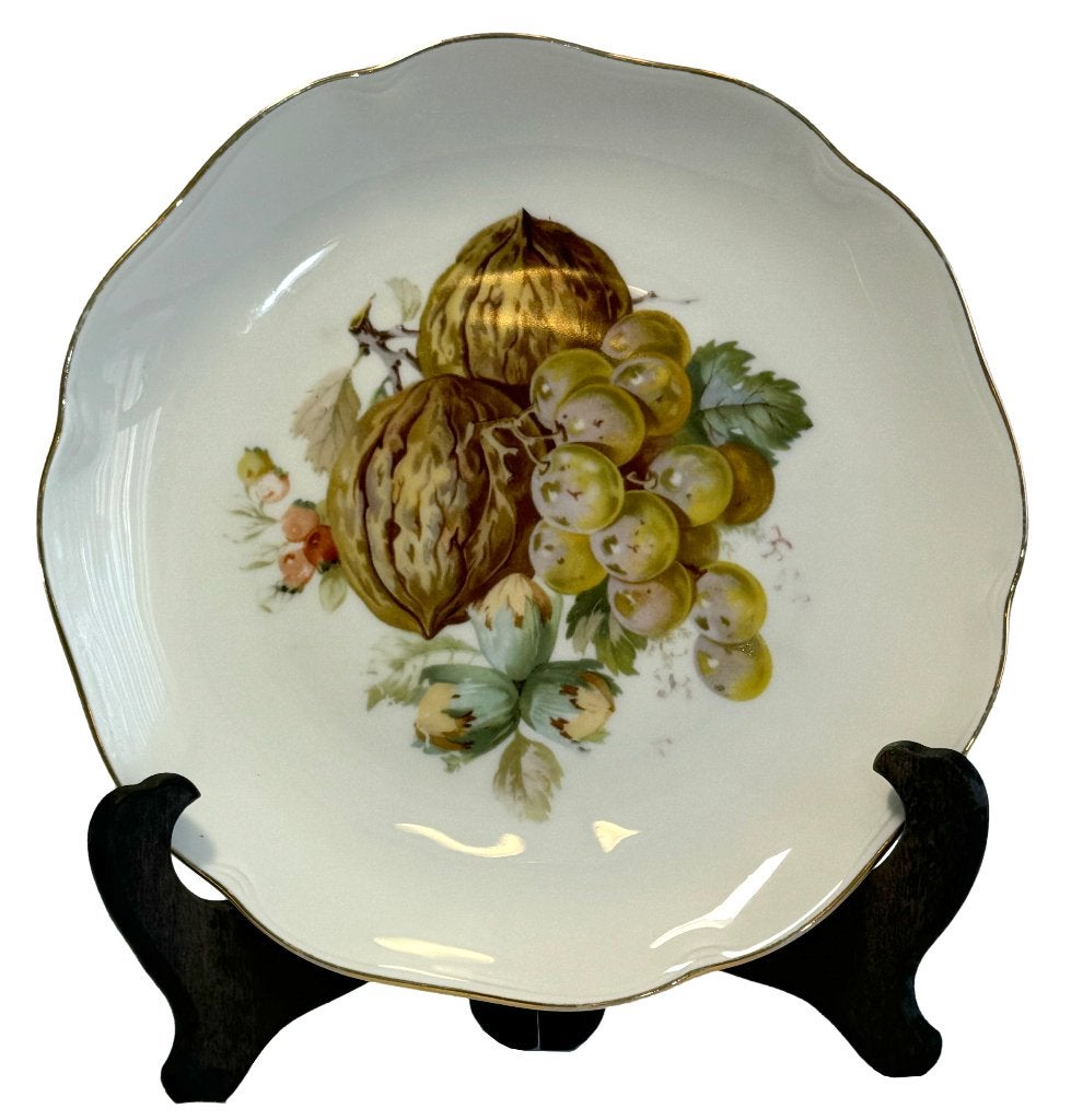 Fruitservies 2x6 borden met illustraties plus fruitschaal, Ophalen
