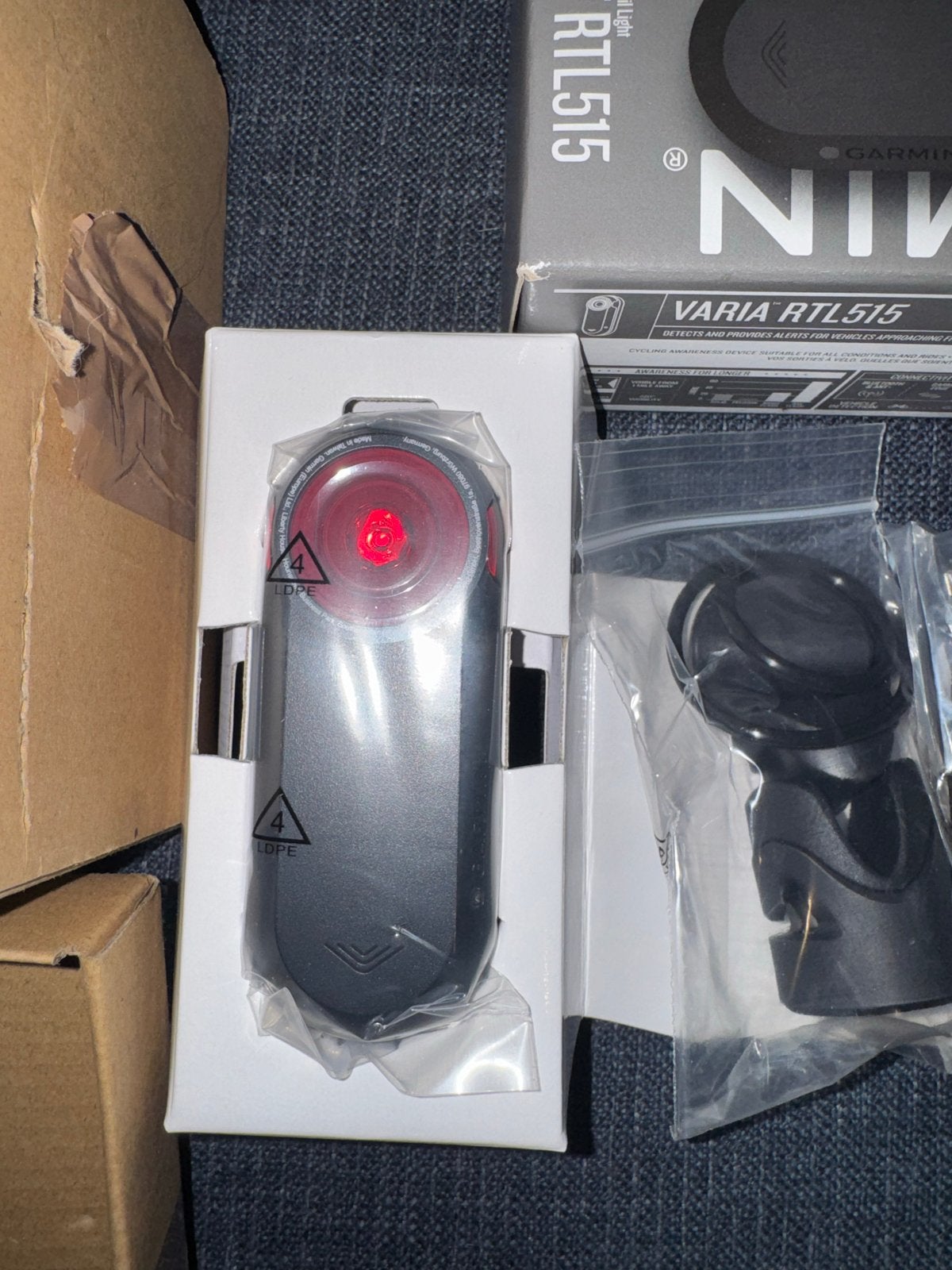 Garmin Varia RTL515 - Nieuw in ongeopende verpakking, Achterlicht, Nieuw, Ophalen of Verzenden, Oplaadbaar