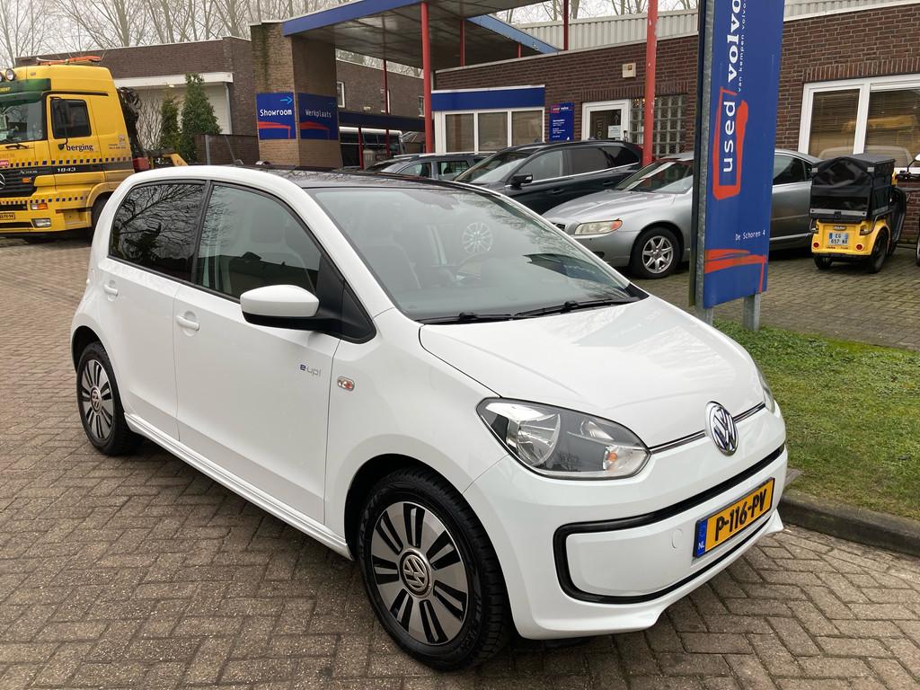 Volkswagen up! Super netjes Panorama dak e-Up! 60kW, Auto's, Up!, 4 stoelen, Wit, Origineel Nederlands