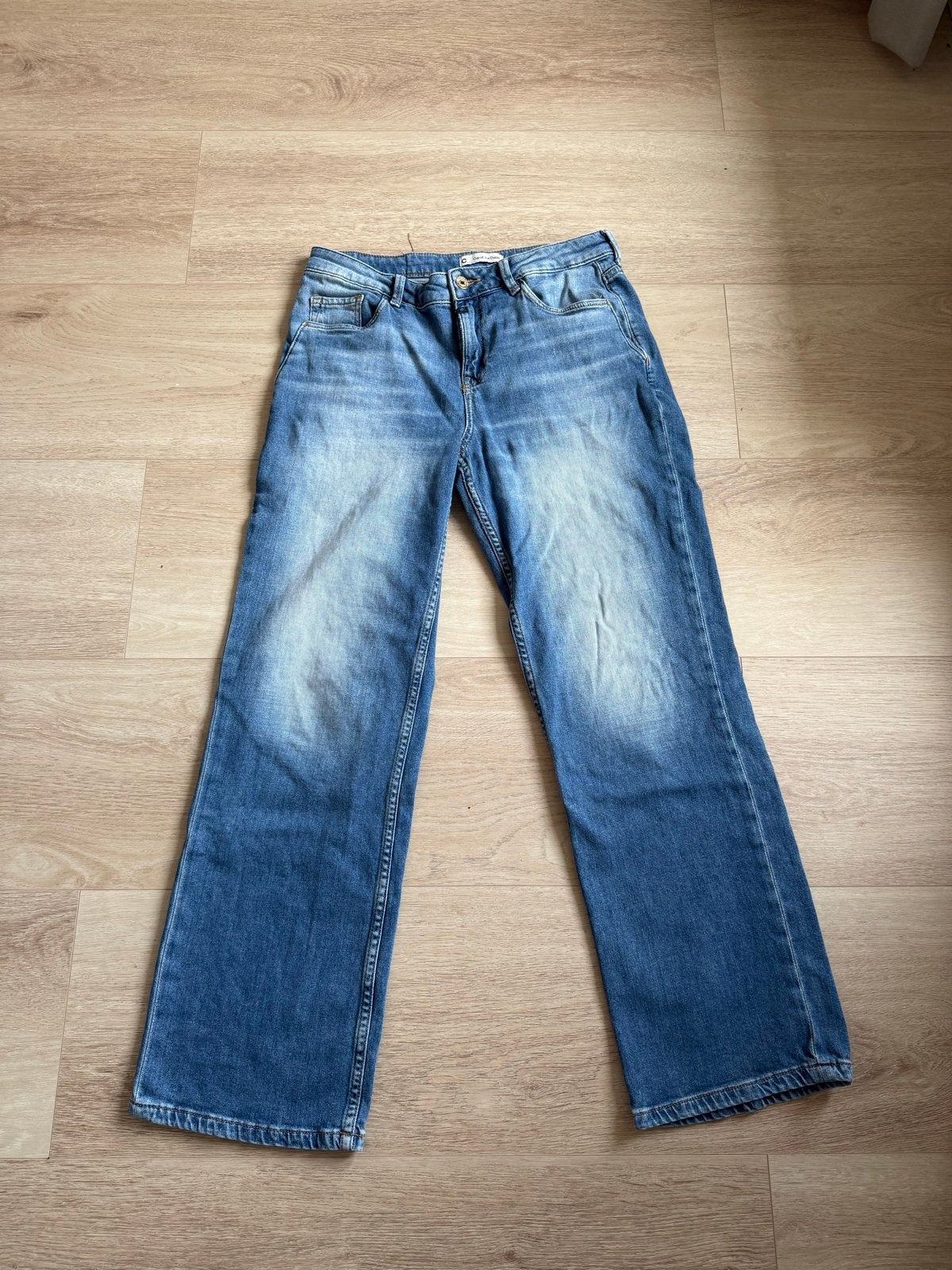 Cup of Joe Denim Nova Wide Straight Jeans W30 L32, Kleding | Dames, Ophalen of Verzenden, Zo goed als nieuw, Blauw, W30 - W32 (confectie 38/40)
