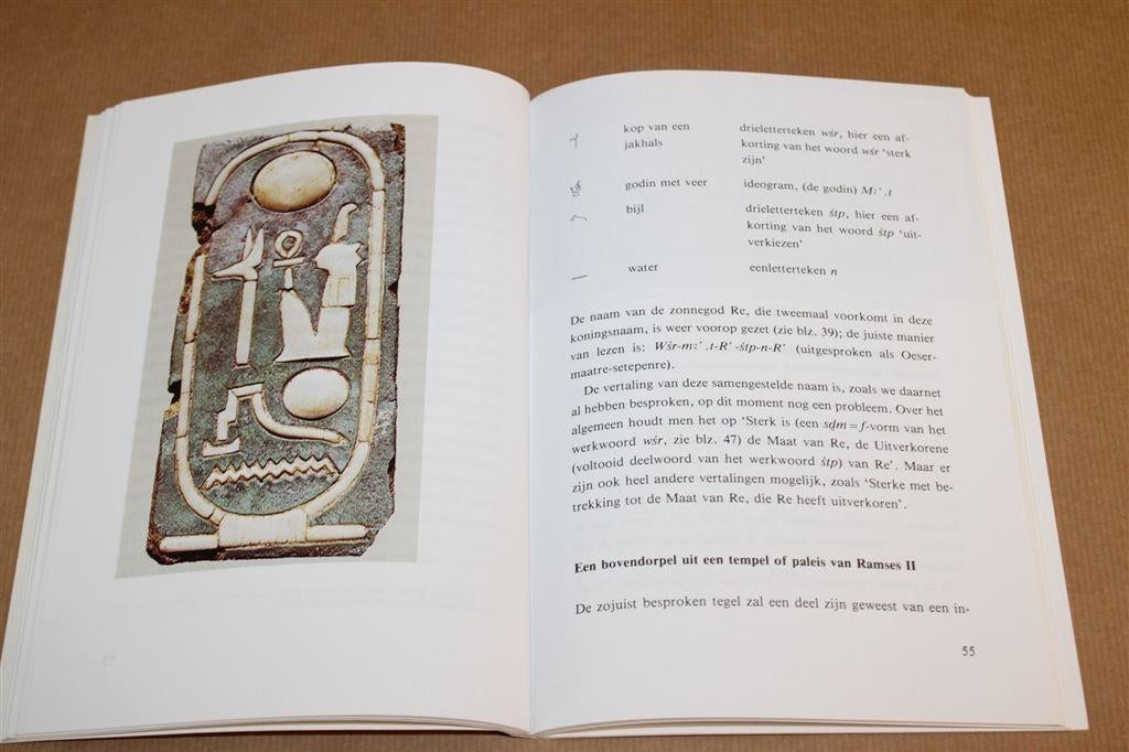 Hiërogliefen Lezen — Handleiding voor Egypte-Reizigers, Ophalen of Verzenden, 14e eeuw of eerder, Gelezen, Afrika
