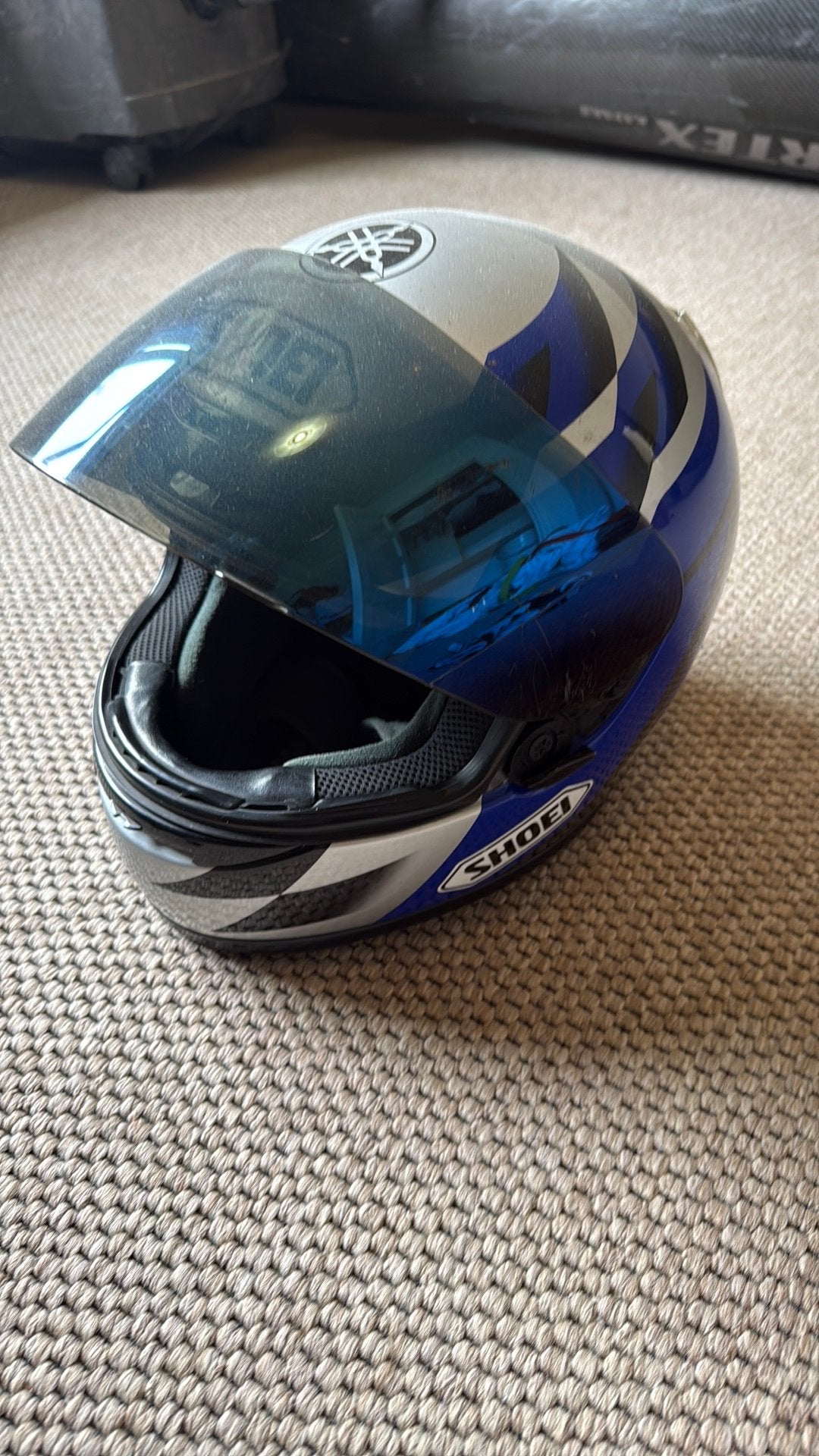 Shoei motorhelm. Superl licht maat 62, Motoren, Ophalen of Verzenden, Tweedehands, Integraalhelm, Shoei
