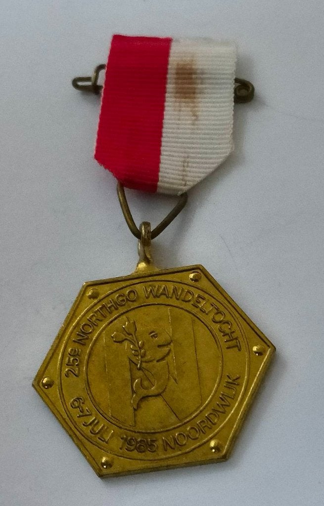 Wandelmedaille 25e Northgo wandeltocht, Ophalen of Verzenden, Overige materialen, Nederland