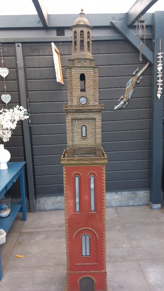Replica Westertoren, schaal 1:200, Hobby en Vrije tijd, Ophalen, Gebruikt, Groter dan 1:32