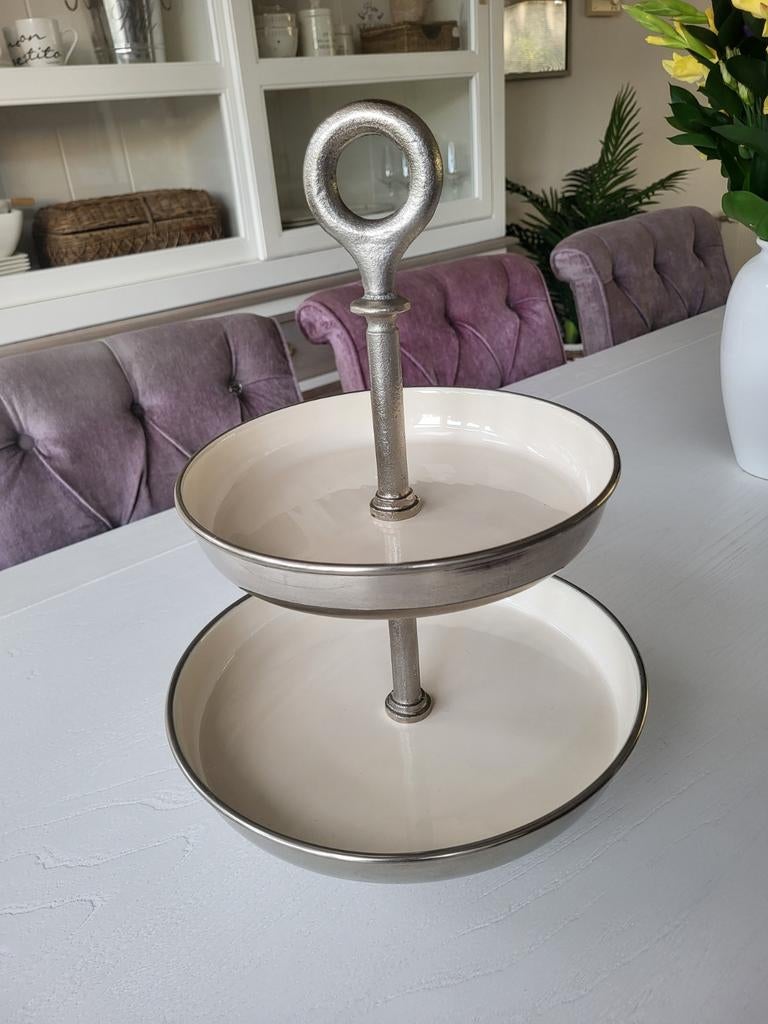 Rivièra Maison Hayward etagère zgan, Huis en Inrichting, Woonaccessoires | Etagères, Ophalen, Zo goed als nieuw