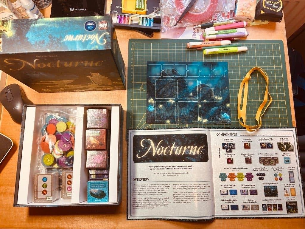Nocturne (KS; Eng; NL handleiding), Een of twee spelers, Ophalen of Verzenden, Nieuw, AEG / Flatout Games