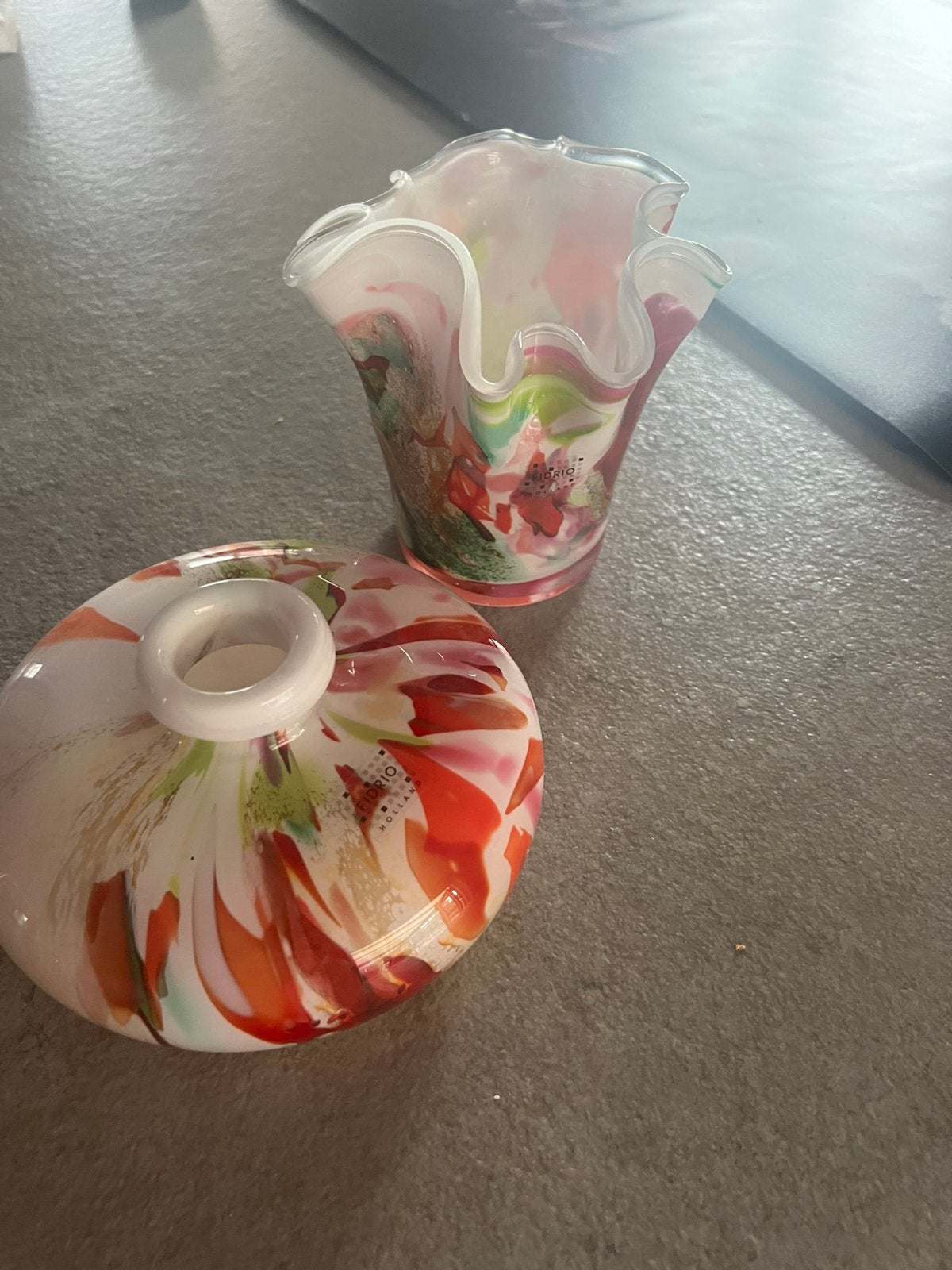 Fidrio vazen set, Overige kleuren, Ophalen of Verzenden, Minder dan 50 cm, Glas
