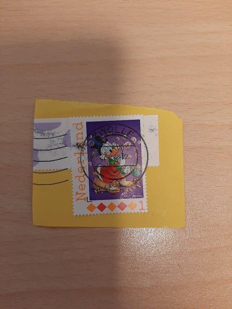 Persoonlijke postzegel Dagobert Duck, Ophalen of Verzenden, Gestempeld