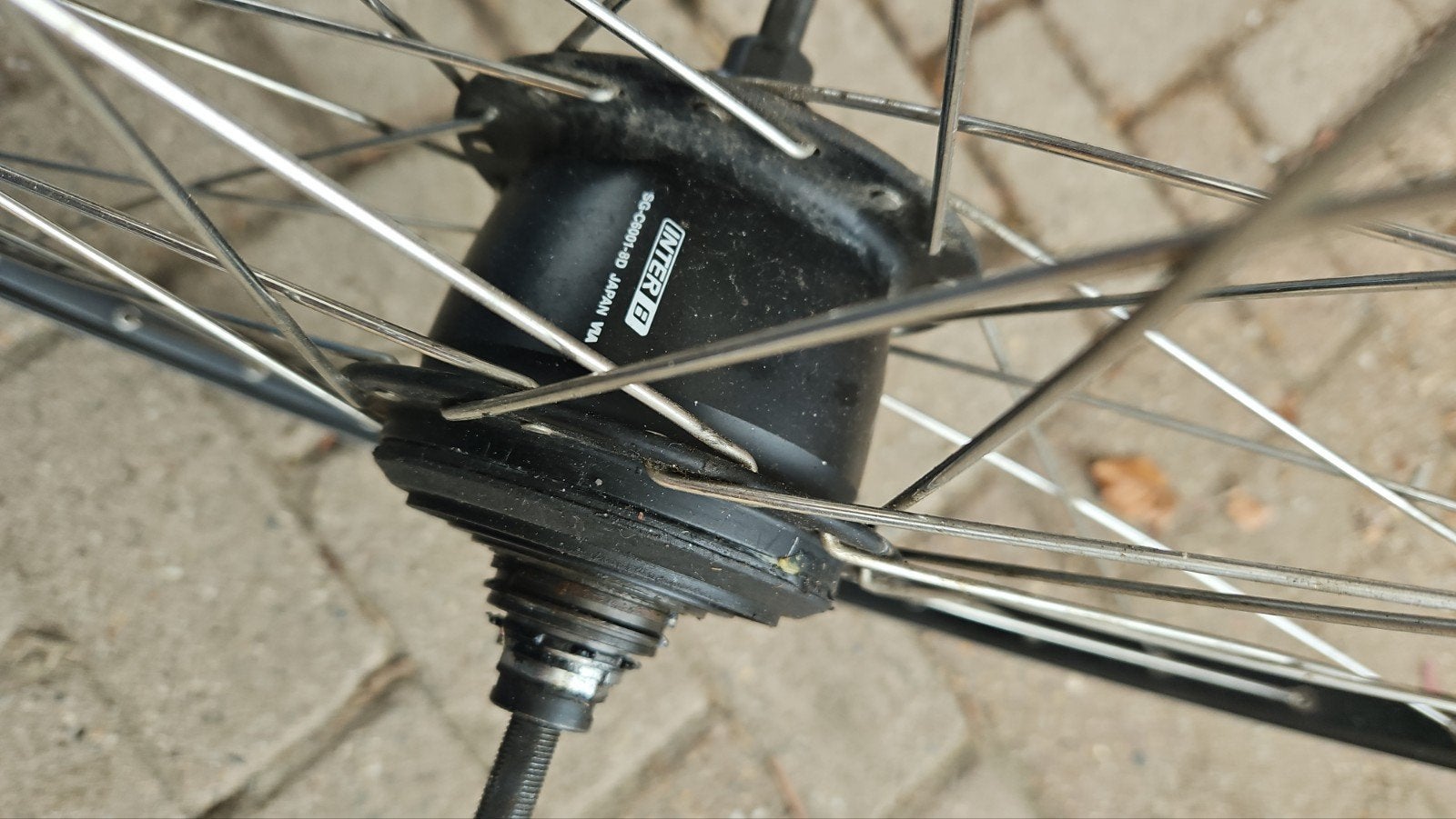 Achterwiel Shimano Nexus Inter-M SG-C6001-8D zonder band, Fietsen en Brommers, Gebruikt, Elektrische fiets, Aluminium, Shimano