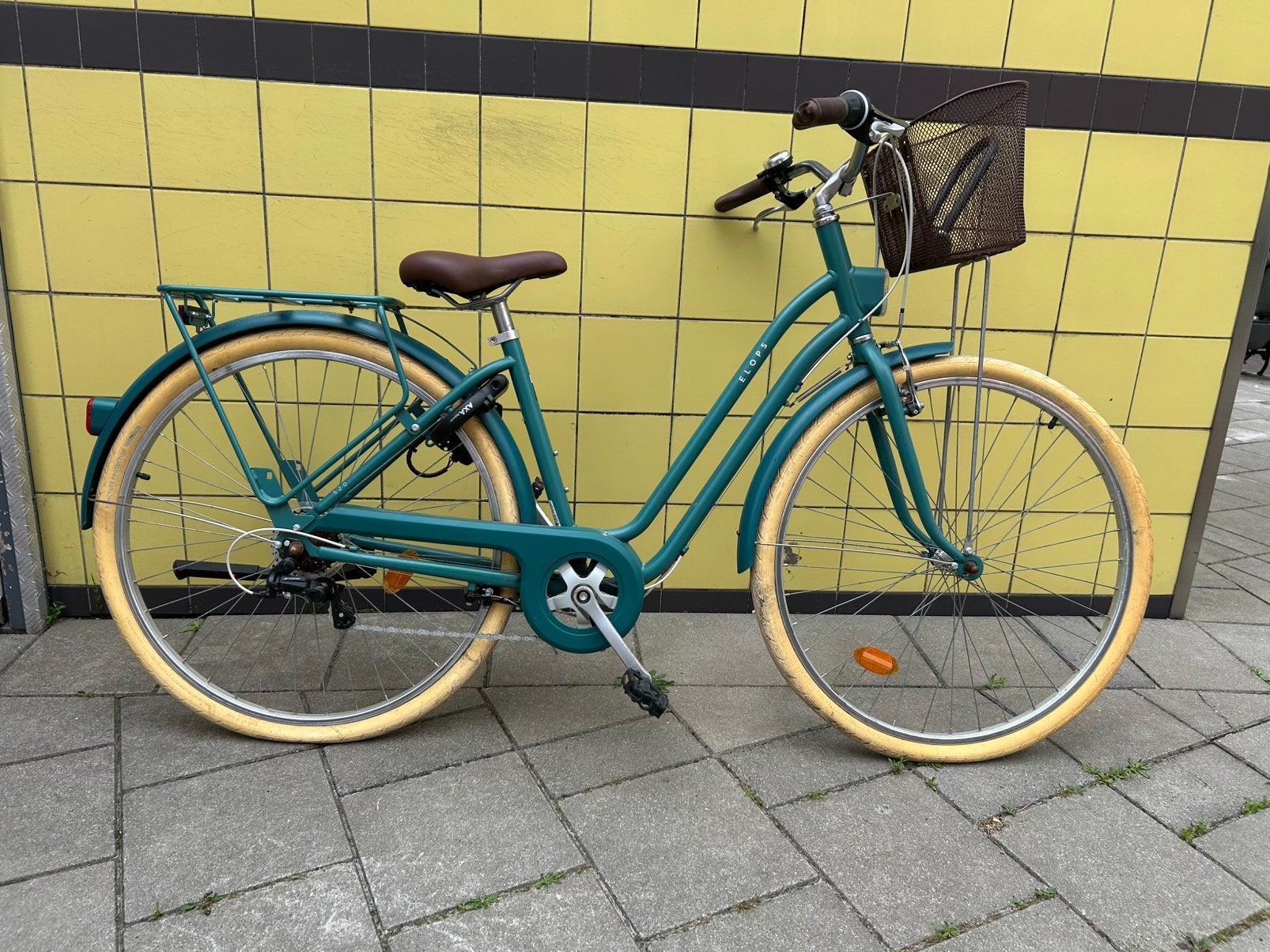 Decathlon Elops 520 (Size S) + AXA Lock– Barely Used!, Fietsen en Brommers, Fietsen | Dames | Damesfietsen, Zo goed als nieuw