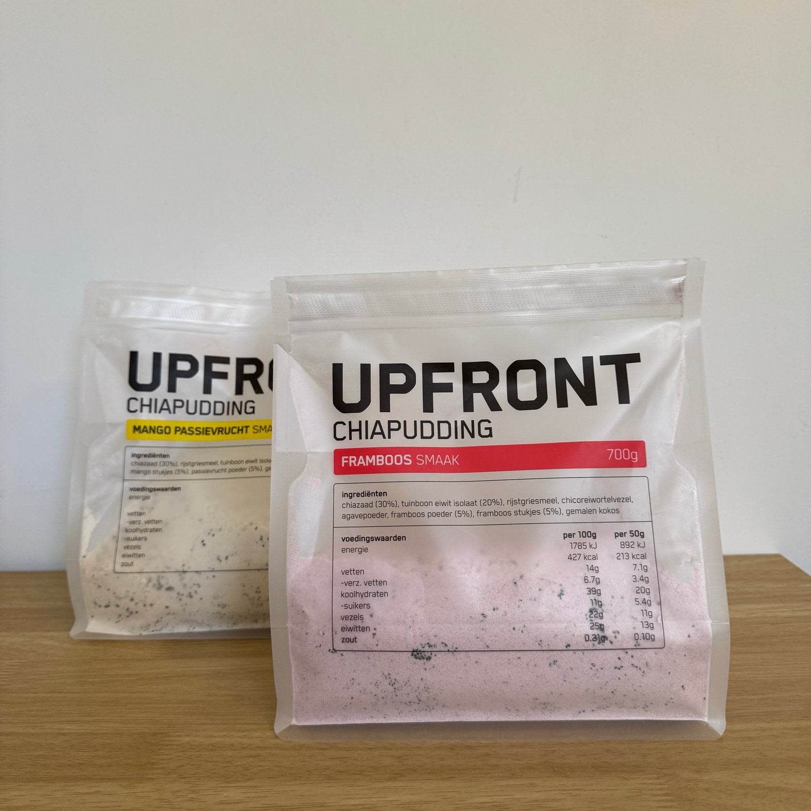 Upfront Chiapudding Framboos en Mango Passievrucht, Diversen, Ophalen of Verzenden
