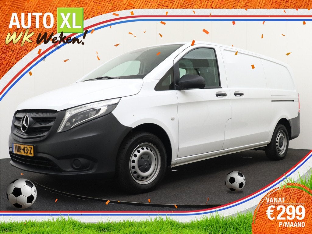 Mercedes-Benz Vito 114 136 PK Aut. CDI Lang Carplay Navi Cli, Auto's, Automaat, Gebruikt, 4 cilinders, Bedrijf