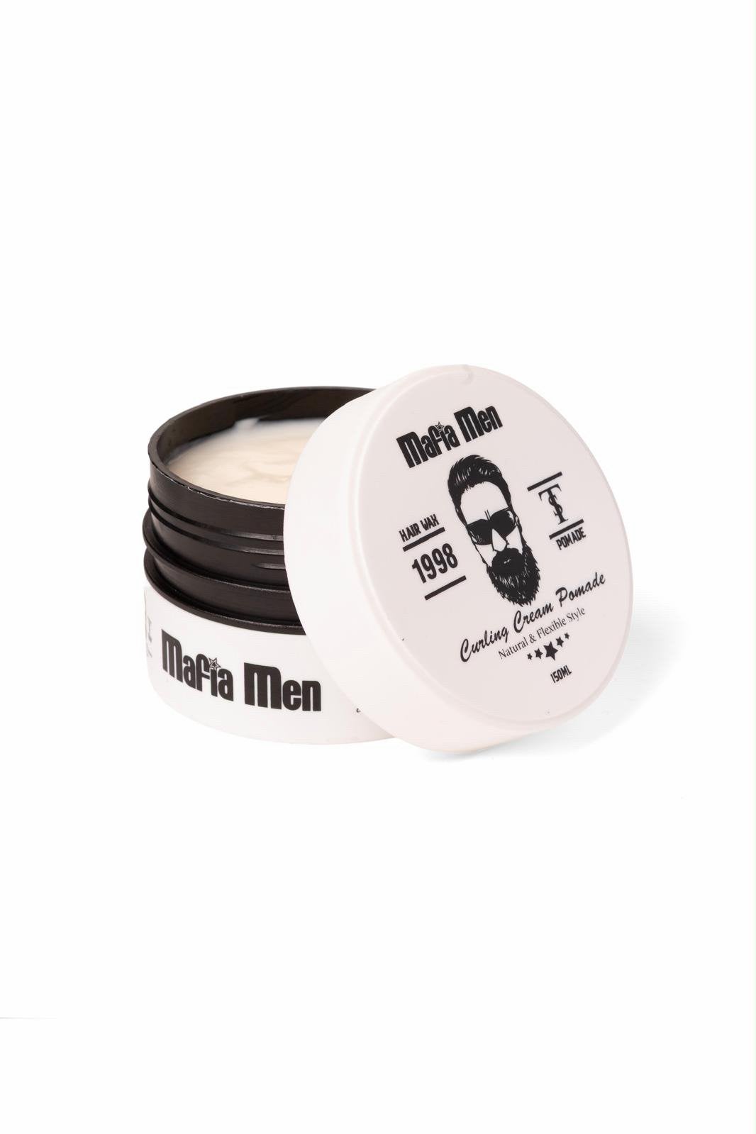 Mafia Men Pomade Curling Cream, Ophalen of Verzenden, Nieuw, Gel, Wax, Haarlak of Mousse