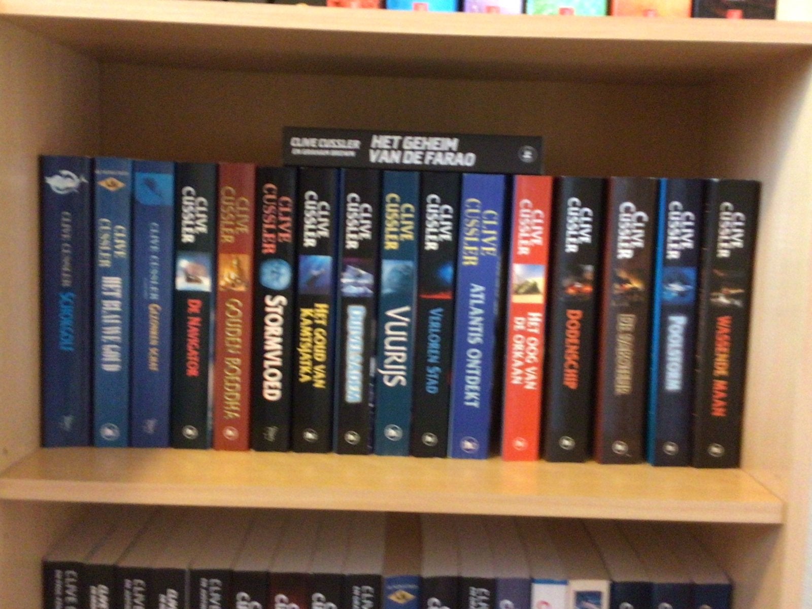 34 boeken Clive Cussler - Eenmaal gelezen, Boeken, Ophalen, Zo goed als nieuw