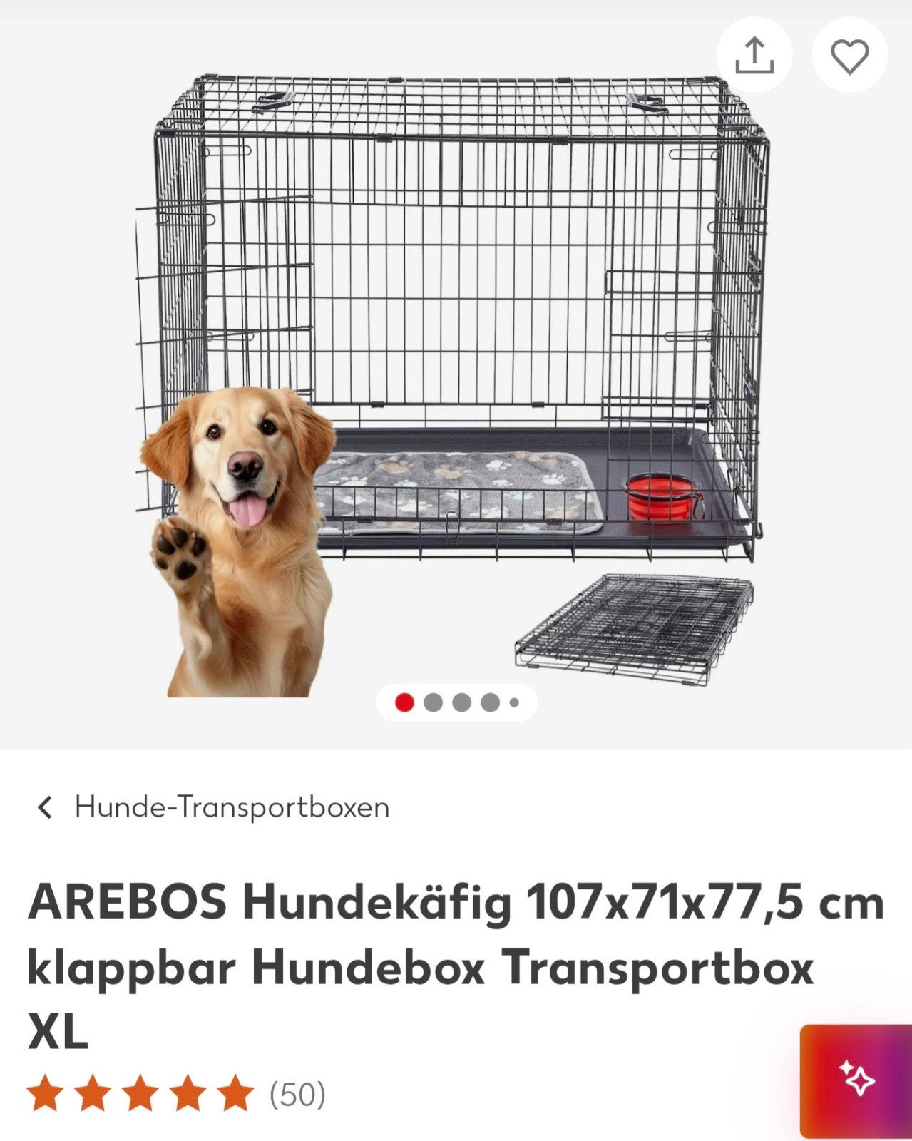 Hondenbench, Dieren en Toebehoren, Ophalen, Zo goed als nieuw