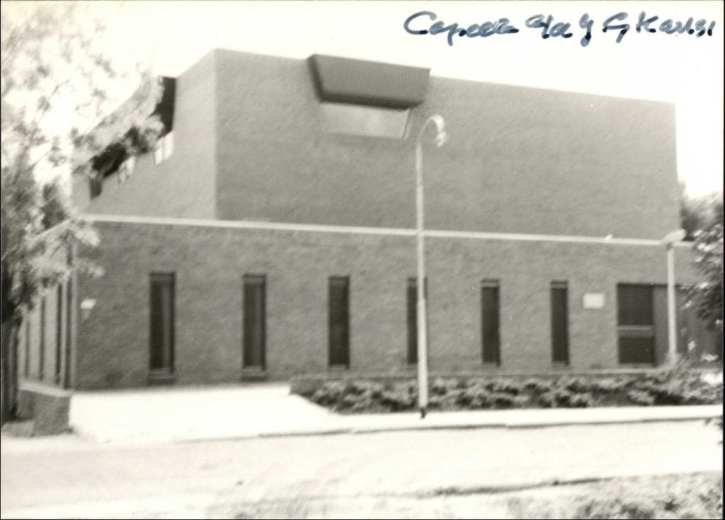 Capelle a/d IJssel (ZH) Geref. kerk foto ca. 9x13cm ca. 1971, Ophalen, 1960 tot 1980, Foto, Zo goed als nieuw