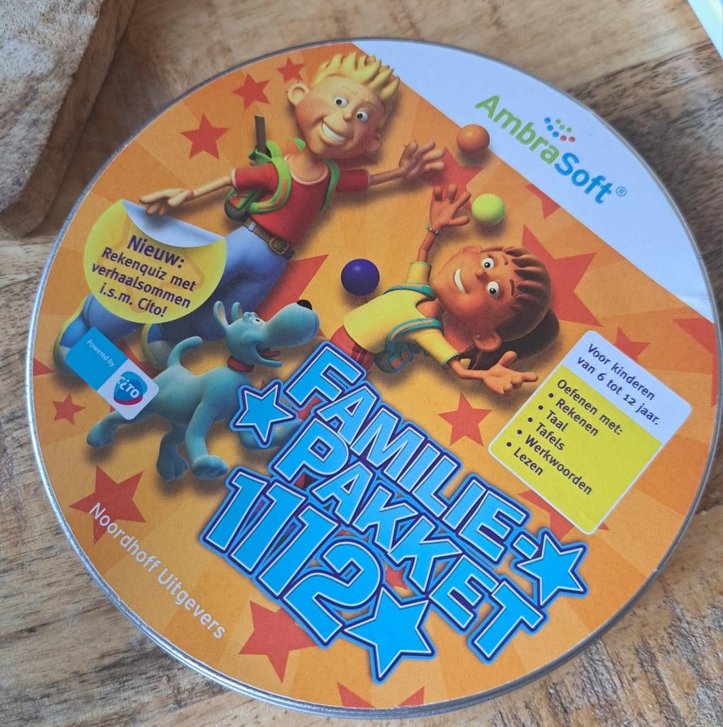 AmbraSoft Familie Pakket 1112 - Educatieve Software CD-ROM, Ophalen of Verzenden, Zo goed als nieuw, Overige typen, MacOS