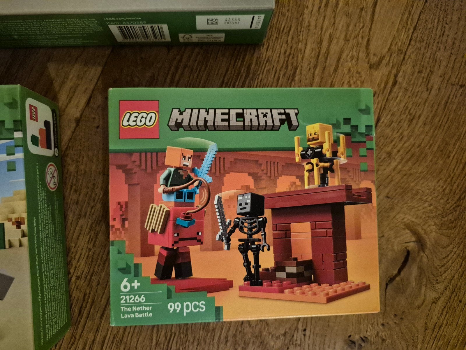 LEGO Minecraft 21266 The Nether Lava Battle - Nieuw, Minecraft, Lego, Nieuw, Ophalen of Verzenden