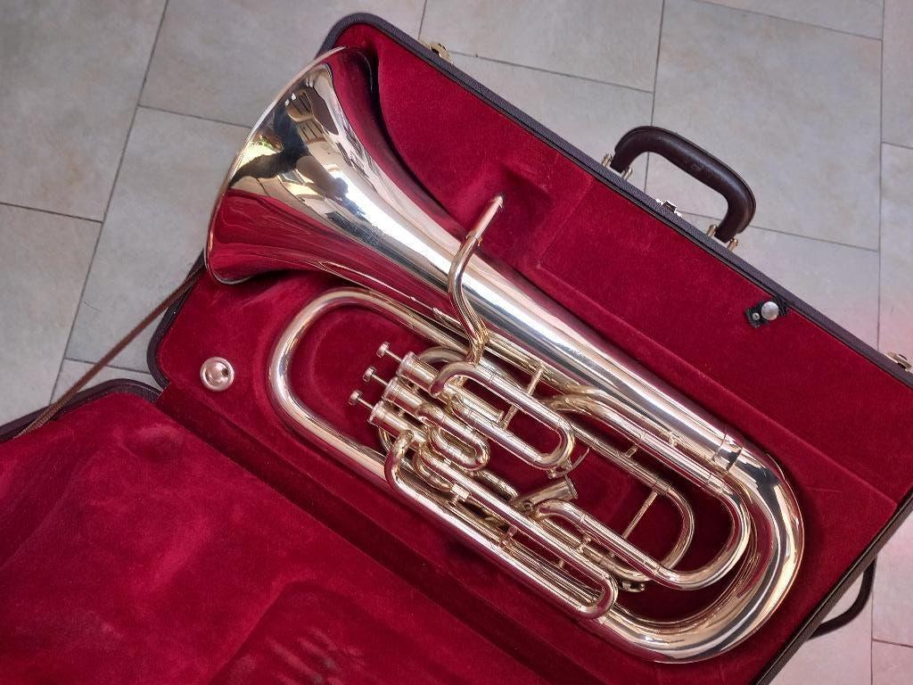 Tuba Besson London 765 / 4 v., Muziek en Instrumenten, Ophalen, Nieuw, Bes-tuba, Met koffer of draagtas