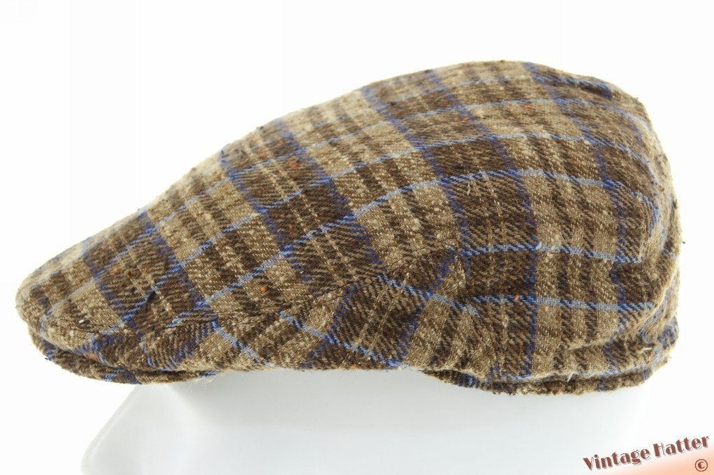 Vintage Platte pet Stetson Laporte beige bruin zijde 58-59, Stetson - Laporte, Ophalen of Verzenden, 58 of 59 cm (L, 7¼ of ⅜ inch)