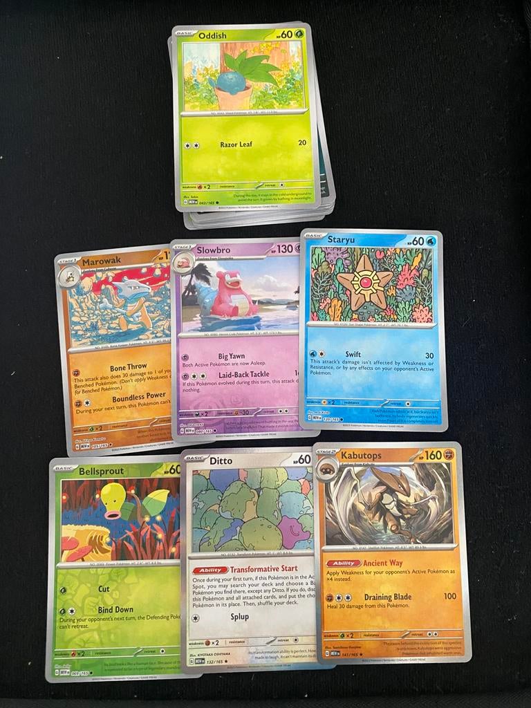 151 pokemon bulk engels, Ophalen of Verzenden, Zo goed als nieuw, Meerdere kaarten