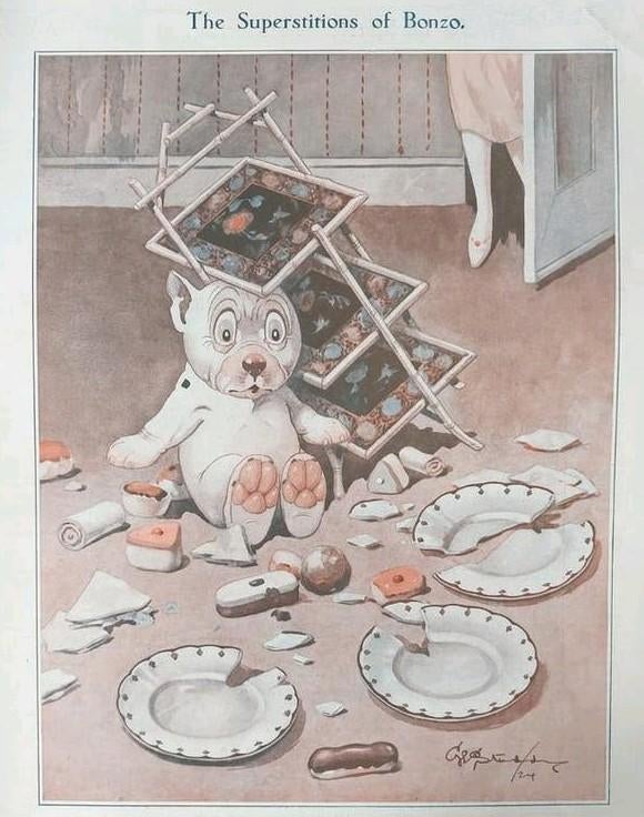 3x Bonzo cartoon posters The Skatch jr 20 / Wald Disney, Ophalen of Verzenden, Overige figuren, Gebruikt, Plaatje of Poster