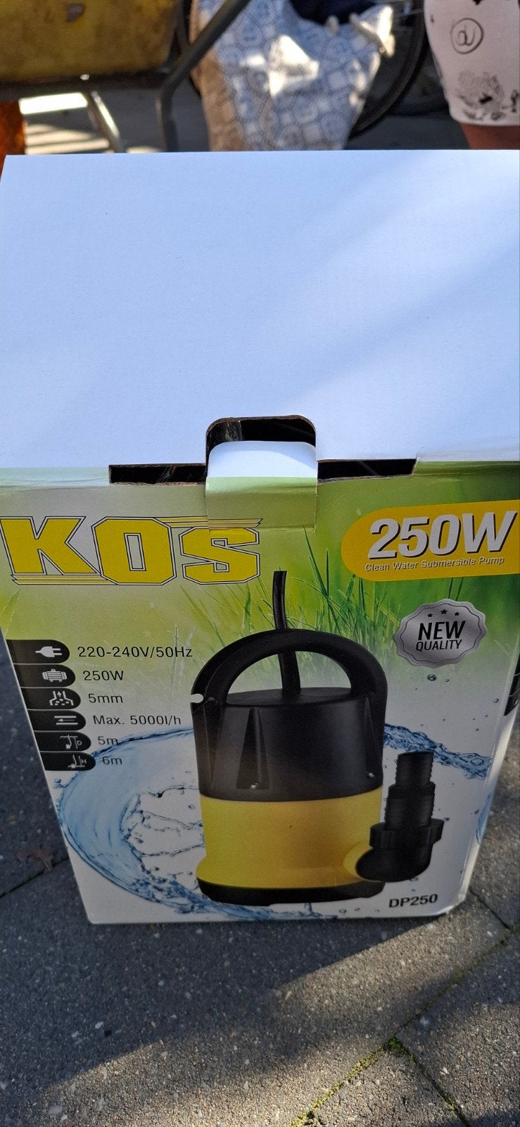 Nieuwe ongebruikte dompelpomp 250W, Tuin en Terras, Ophalen, Nieuw, Elektrisch, Dompelpomp