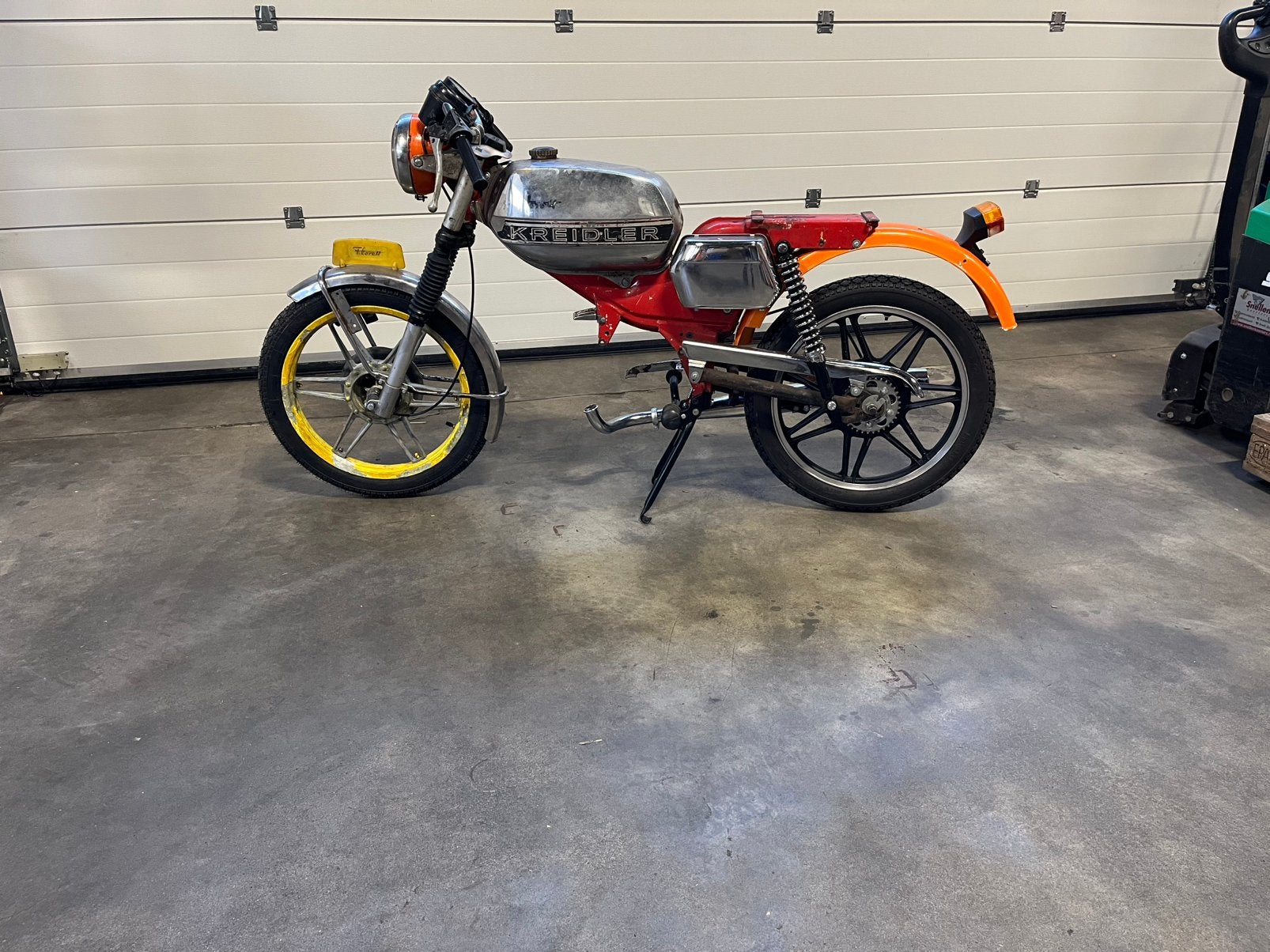 Kreidler rmc rollend frame met kenteken, Fietsen en Brommers, Brommers | Kreidler, Ophalen, Gebruikt