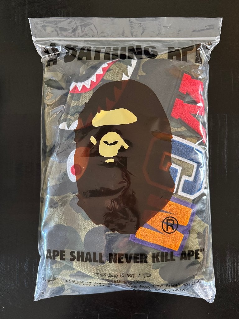 Bape 1st Camo Shark Full Zip hoodie, Ophalen of Verzenden, A Bathing Ape, Groen, Maat 56/58 (XL)