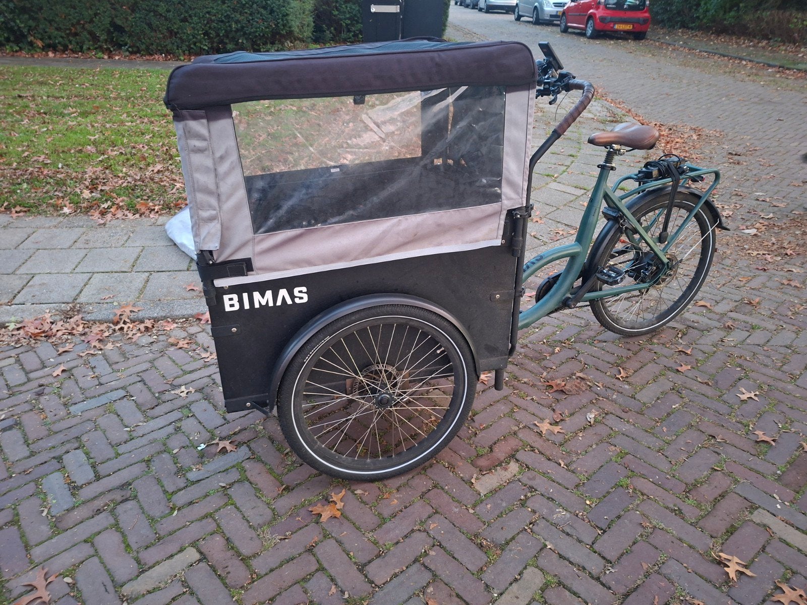bimas electrische bakfiets, Ophalen of Verzenden, Zo goed als nieuw