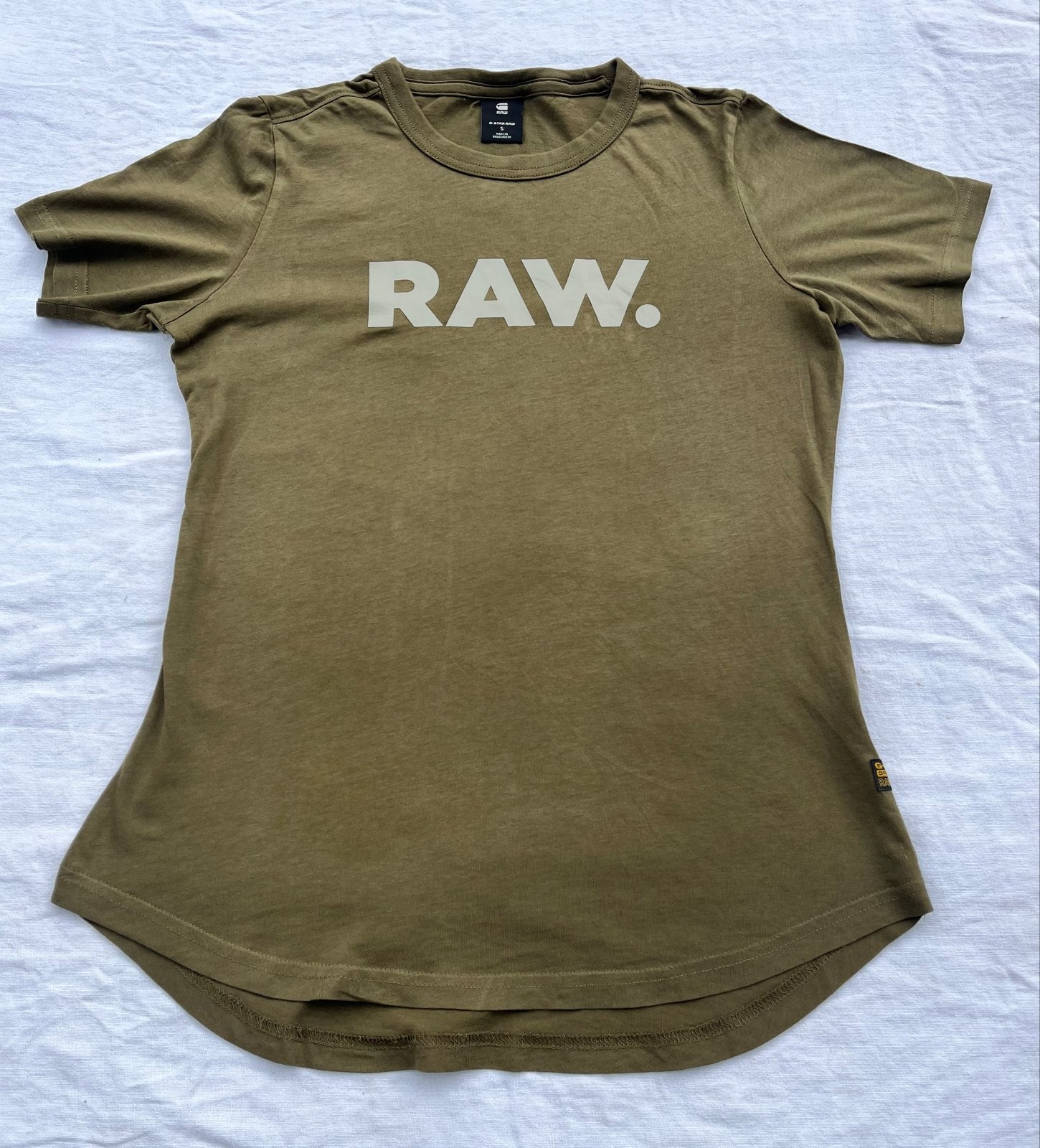 G-Star RAW T-shirt - Maat S - Zo goed als nieuw, Ophalen of Verzenden, Zo goed als nieuw, Korte mouw, Maat 36 (S)