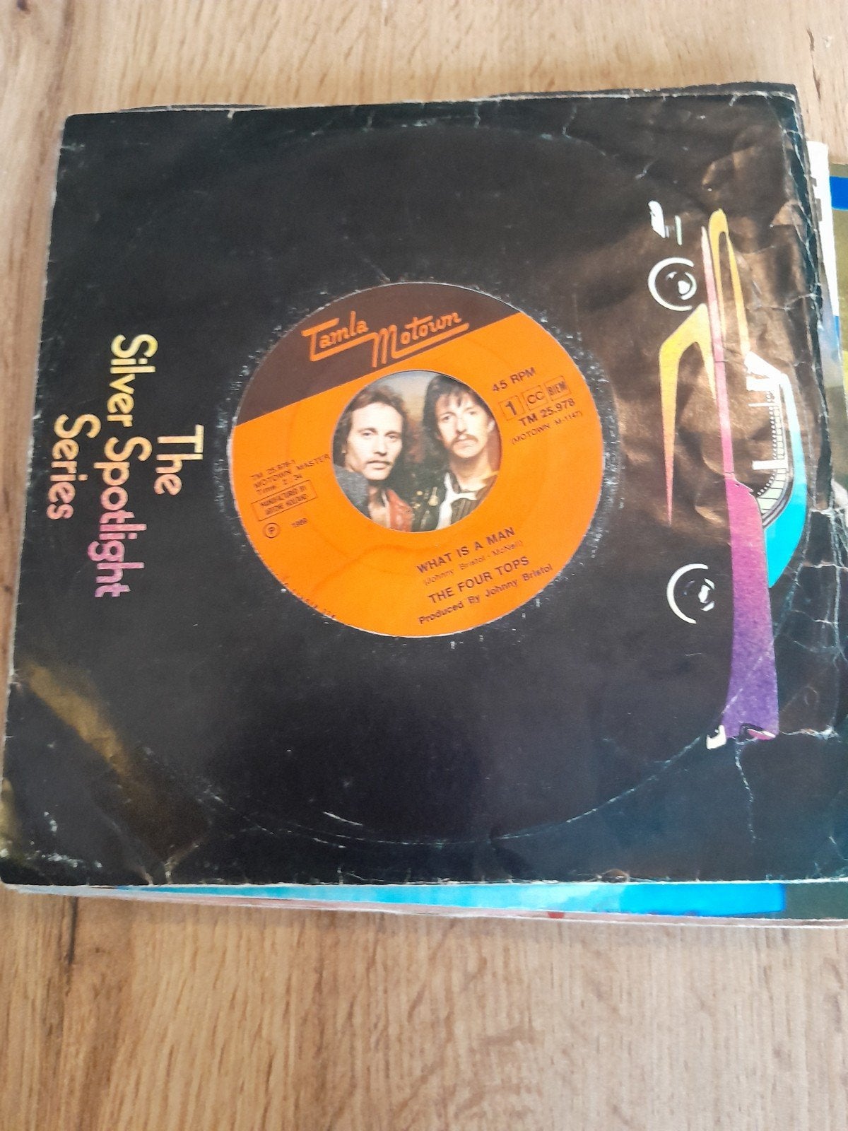 The four tops 7 inch what is a man, Ophalen of Verzenden, Zo goed als nieuw, Pop
