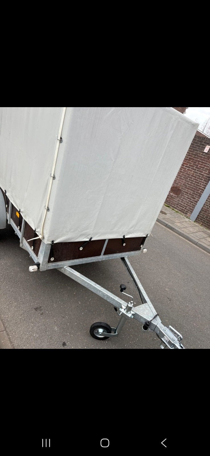 Aanhangwagen met huif - Zeer goede staat, altijd binnen, Ophalen, Zo goed als nieuw