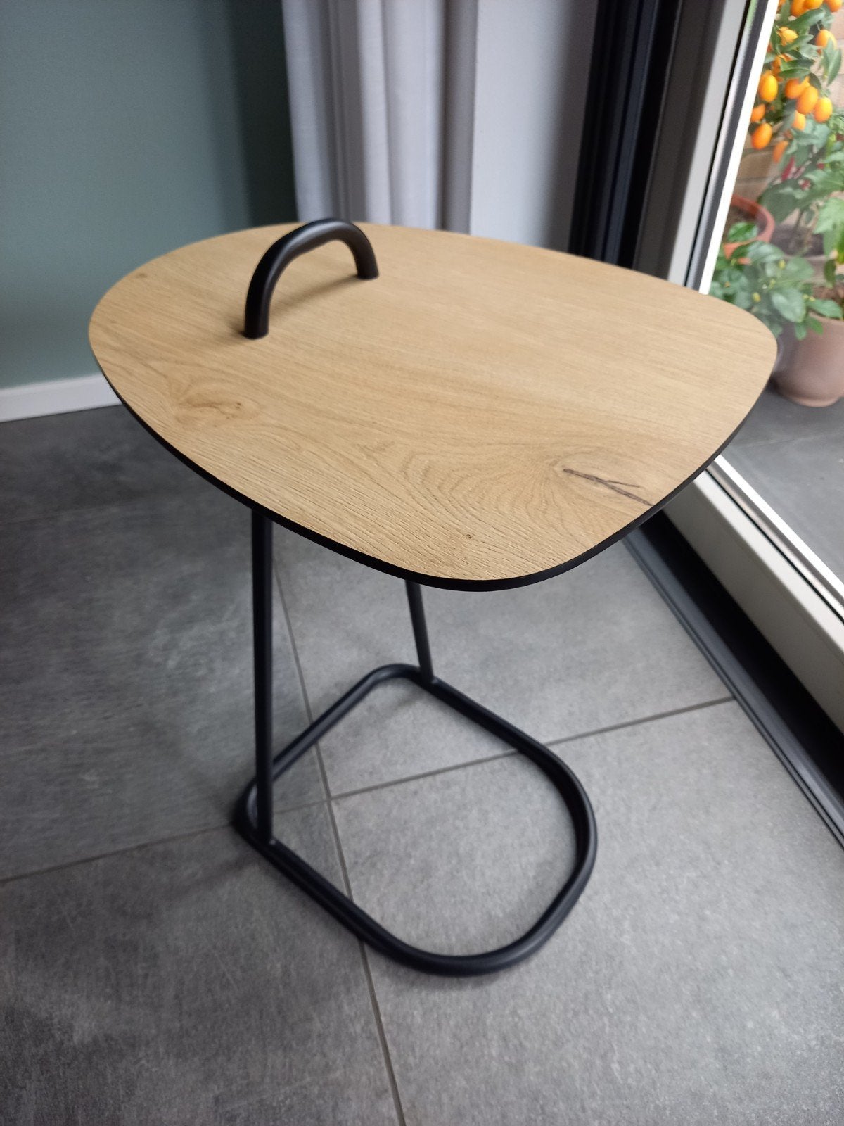 Xooon Masura bijzettafel/laptoptafel, Ophalen, Ovaal, Minder dan 55 cm, 45 tot 60 cm
