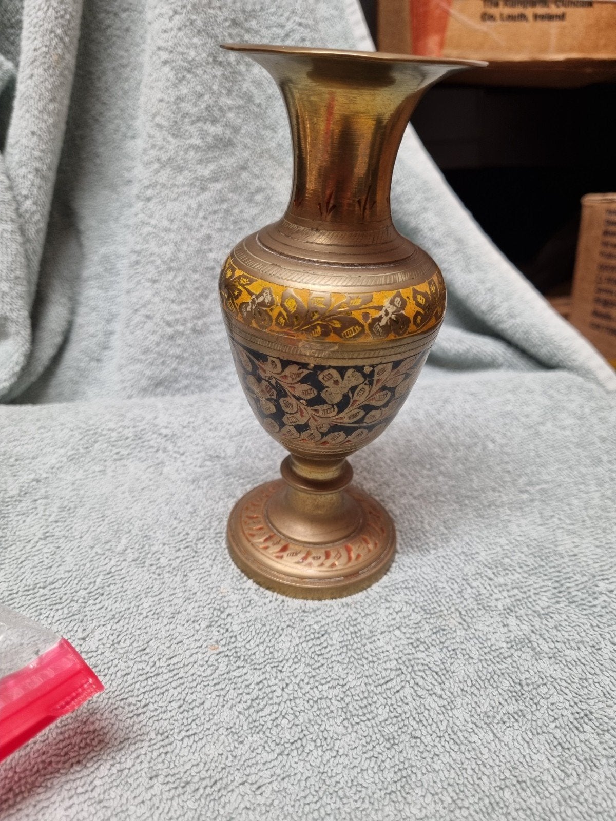 Vitage vaasje uit India nr 6, Ophalen of Verzenden