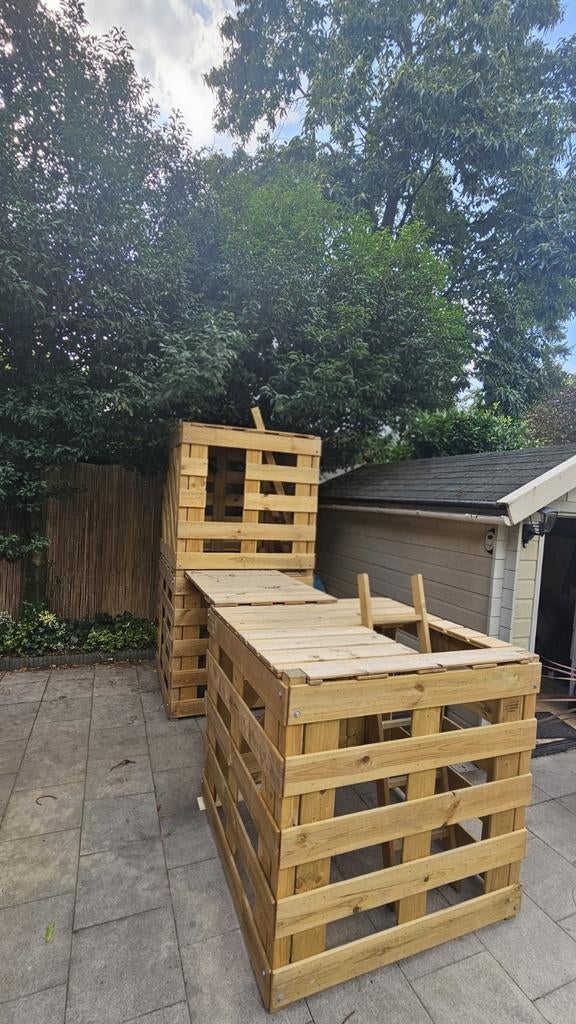 Palènpa houten huttenbouw speelset - Basispakket, Ophalen, Gebruikt, Hout