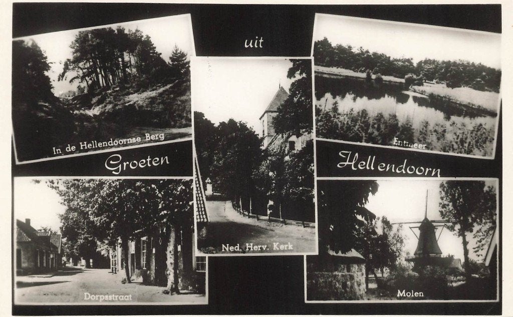 Groeten uit Hellendoorn, Ophalen of Verzenden, 1960 tot 1980, Gelopen, Overijssel