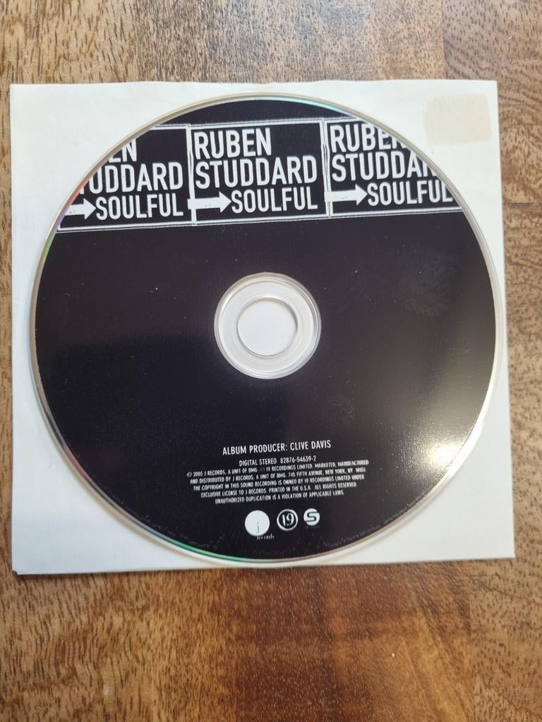 Cd Ruben Studdard ‎– Soulful

Alleen cd nr752, Ophalen of Verzenden