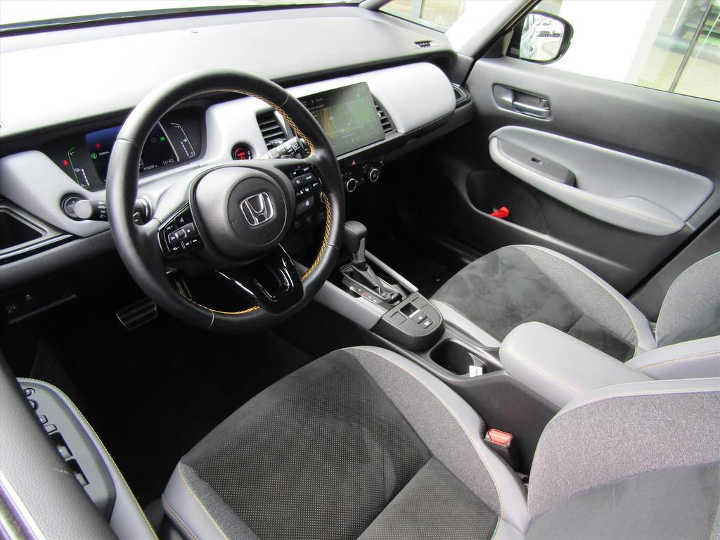 Honda Jazz 1.5 i-MMD 122pk Hybrid CVT Advance Sport, Trekhaa, 4 cilinders, Leder en Stof, Origineel Nederlands, Bedrijf