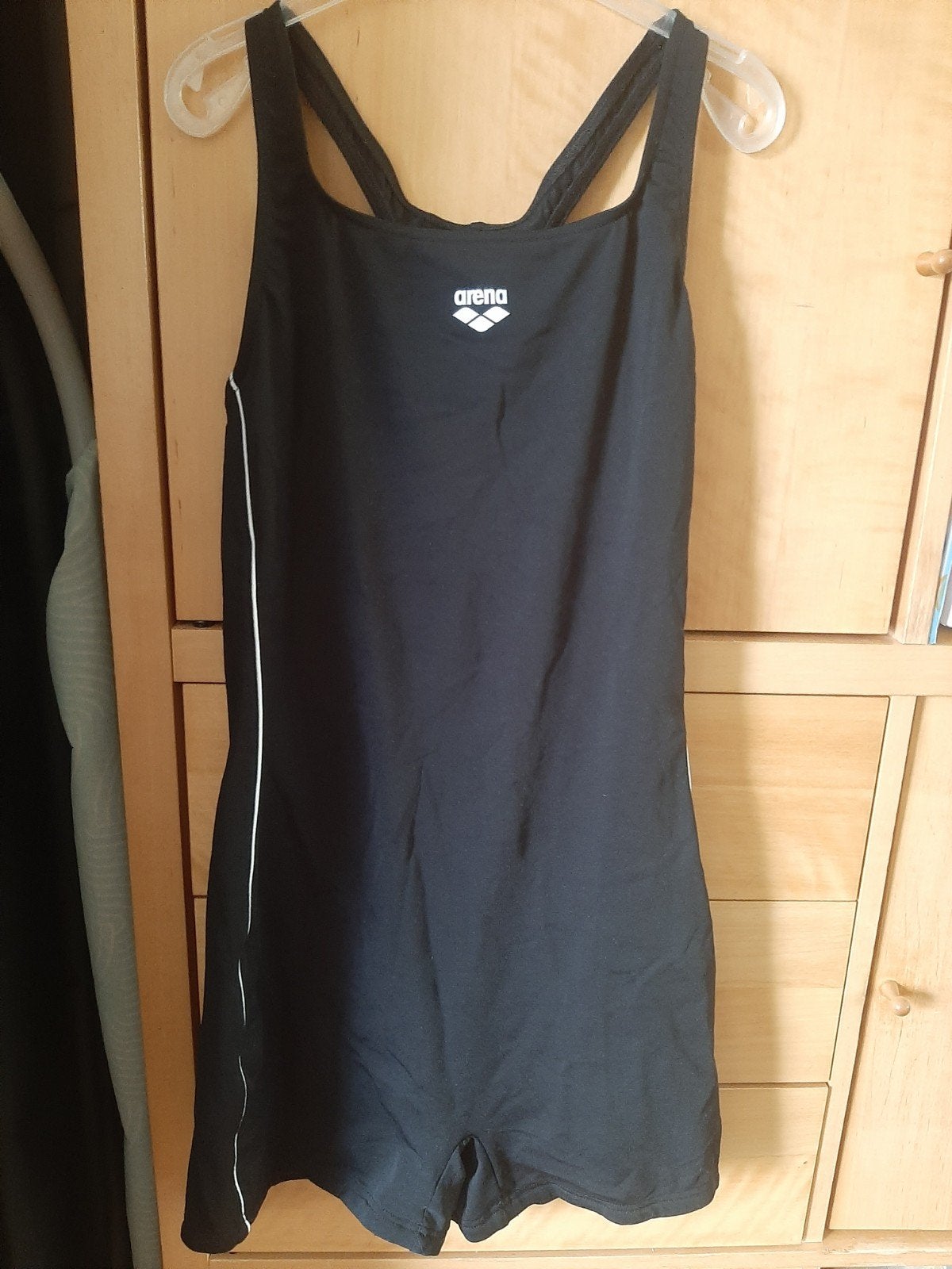Arena badpak zwart - Zo goed als nieuw - mt 38-40, Kleding | Dames, Badmode en Zwemkleding, Zwart, Arena, Badpak, Ophalen of Verzenden